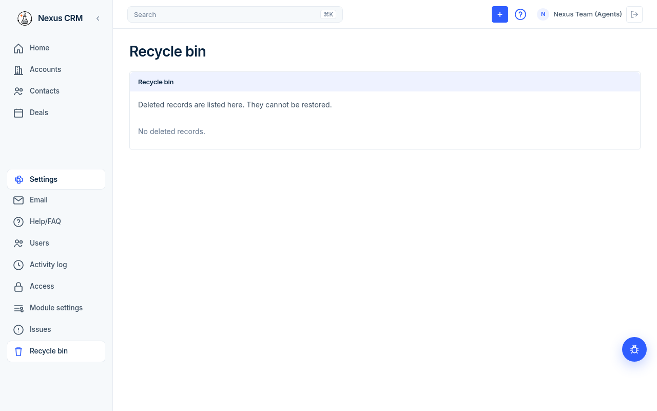 Recycle bin