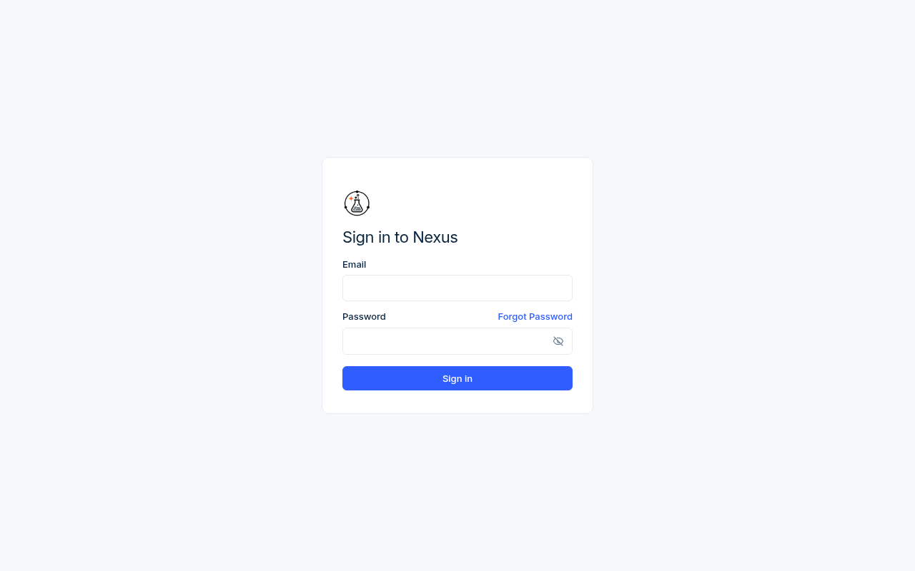 Sign in to Nexus